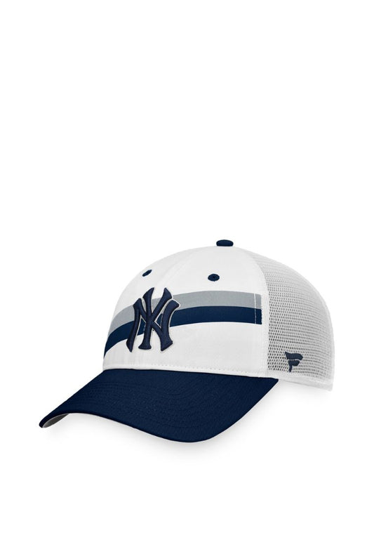 White New York Yankees Prep Squad Trucker Snapback Hat