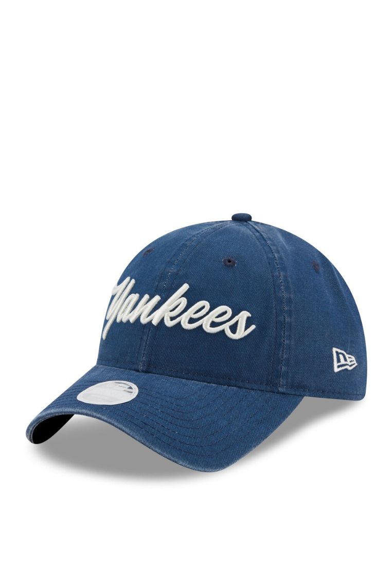 New Era Navy New York Yankees Script