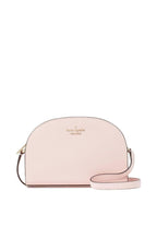 Perry Leather Dome Crossbody Chalk Pink