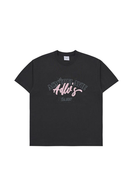 A Logo Monogram Embossing Charcoal