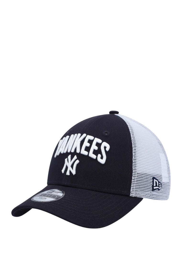 Youth New York Yankees New Era Navy/White Team Title 9FORTY Snapback Hat