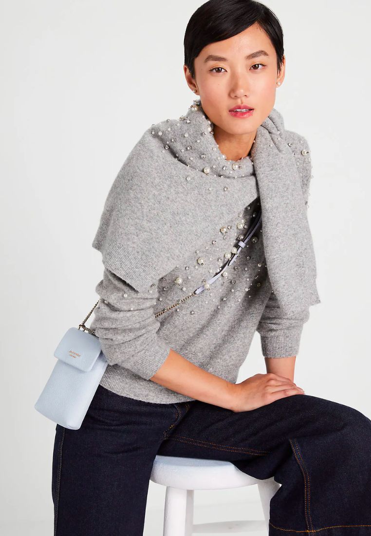 Veronica North South Crossbody Pale Hydrangea