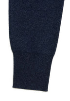 W Classic Logo Crop Knit Navy