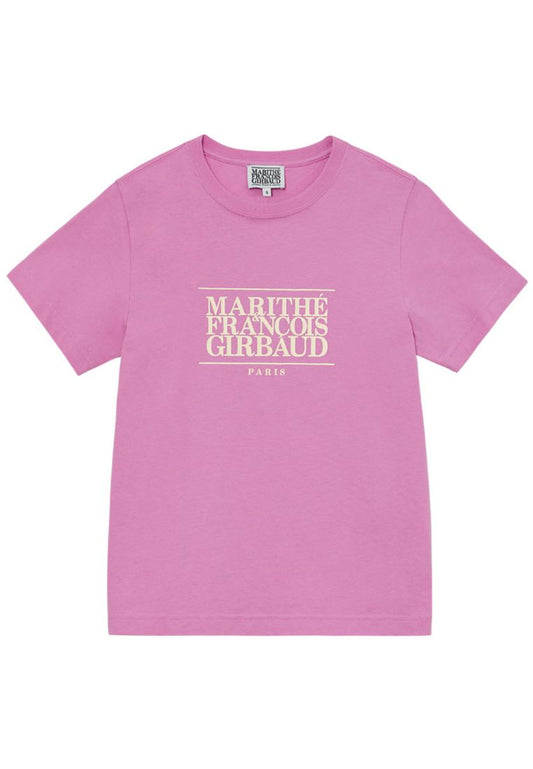 W Classic Logo Tee Pink