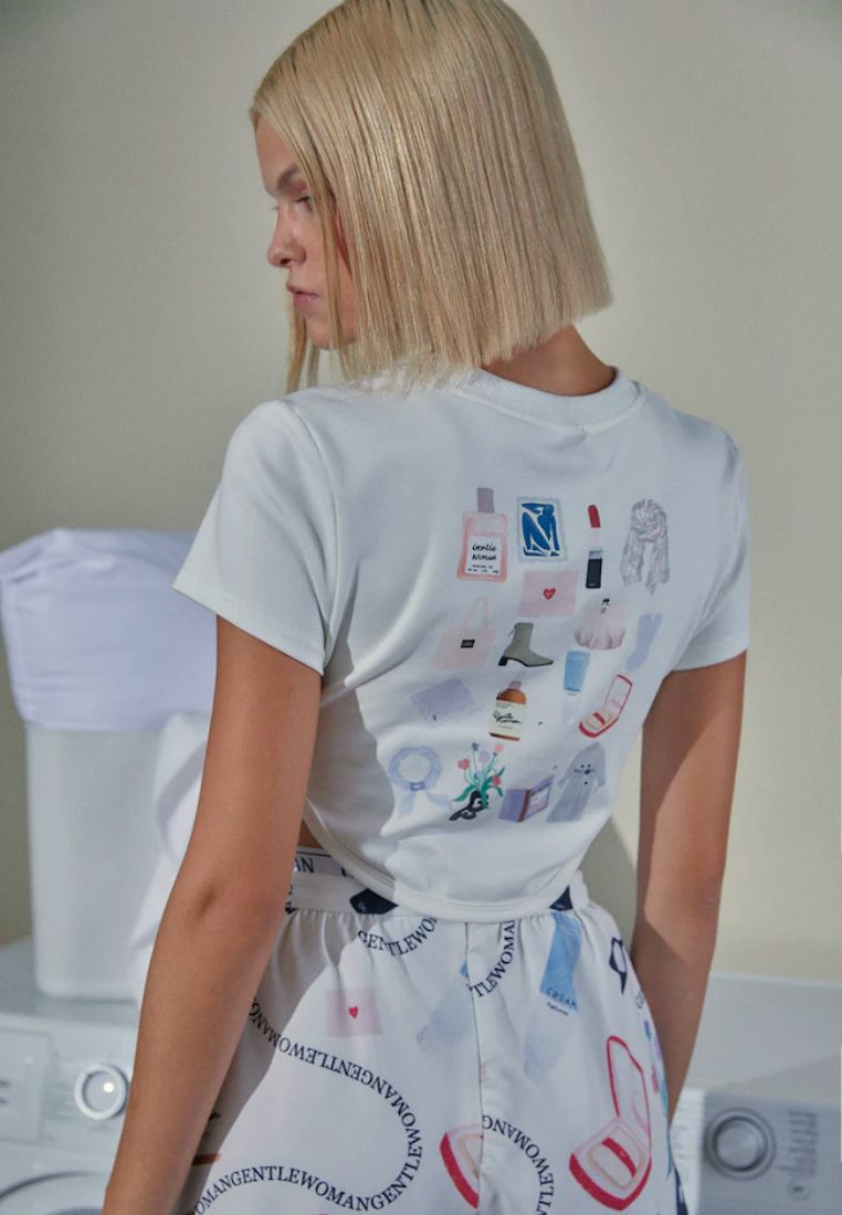 Winter Aura Crop Shirt