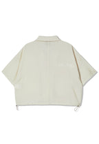Woven Soft Open Collar Shirt Stone