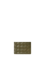 Woven Texture Card Holder – Dark Brown Green