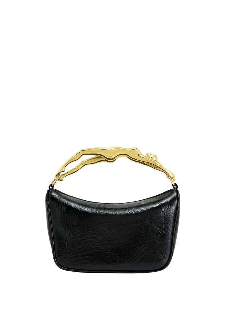 Jenny Human-shaped Handle Handbag - Black