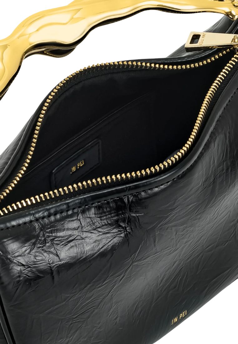 Jenny Human-shaped Handle Handbag - Black