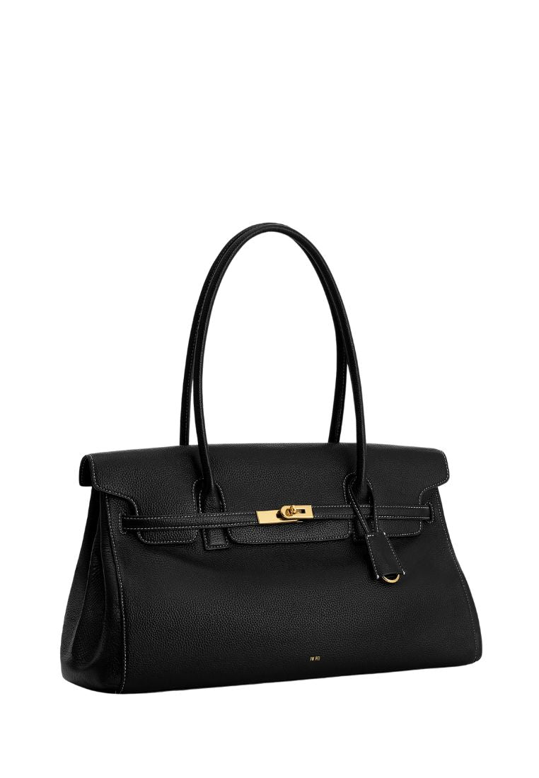 Yara Large Shoulder Bag - Black
