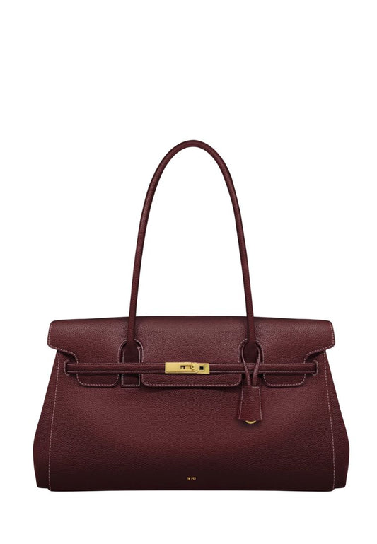 Yara Large Shoulder Bag - Burgundy