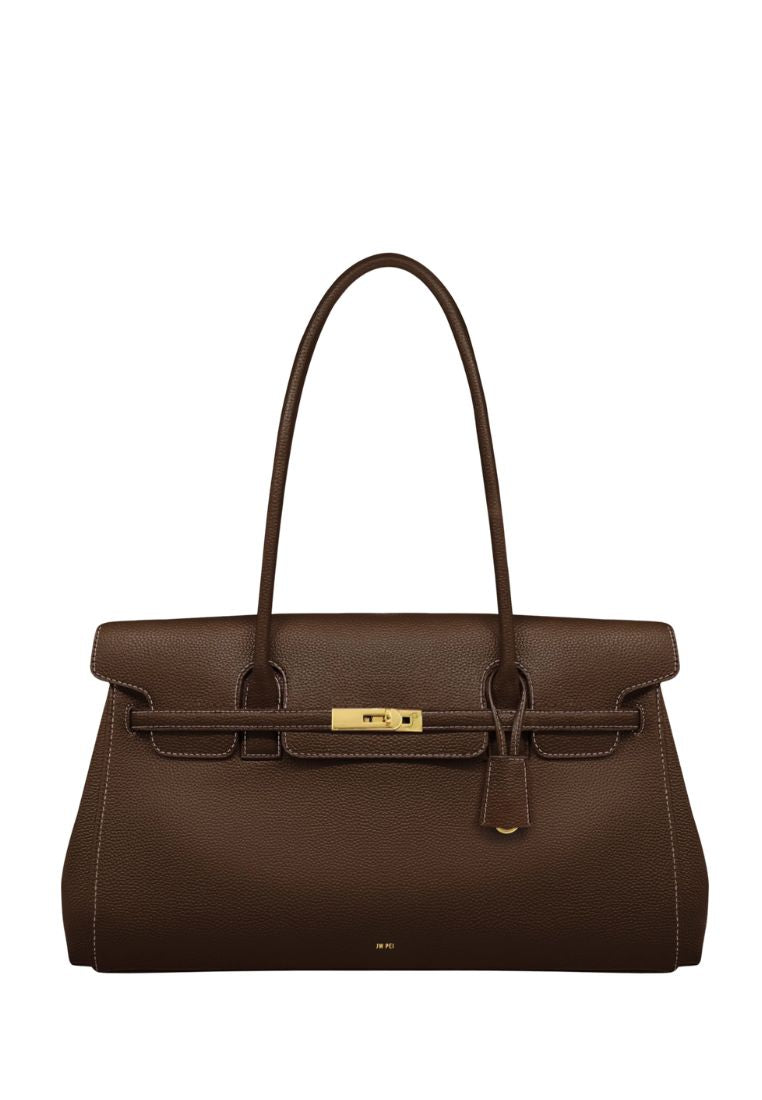 Yara Large Shoulder Bag - Chocolate Brown