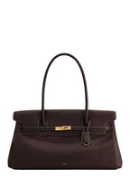 Yara Large Shoulder Bag - Dark Brown