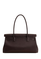 Yara Large Shoulder Bag - Dark Brown