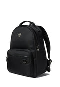 Zip Closure Backpack Black