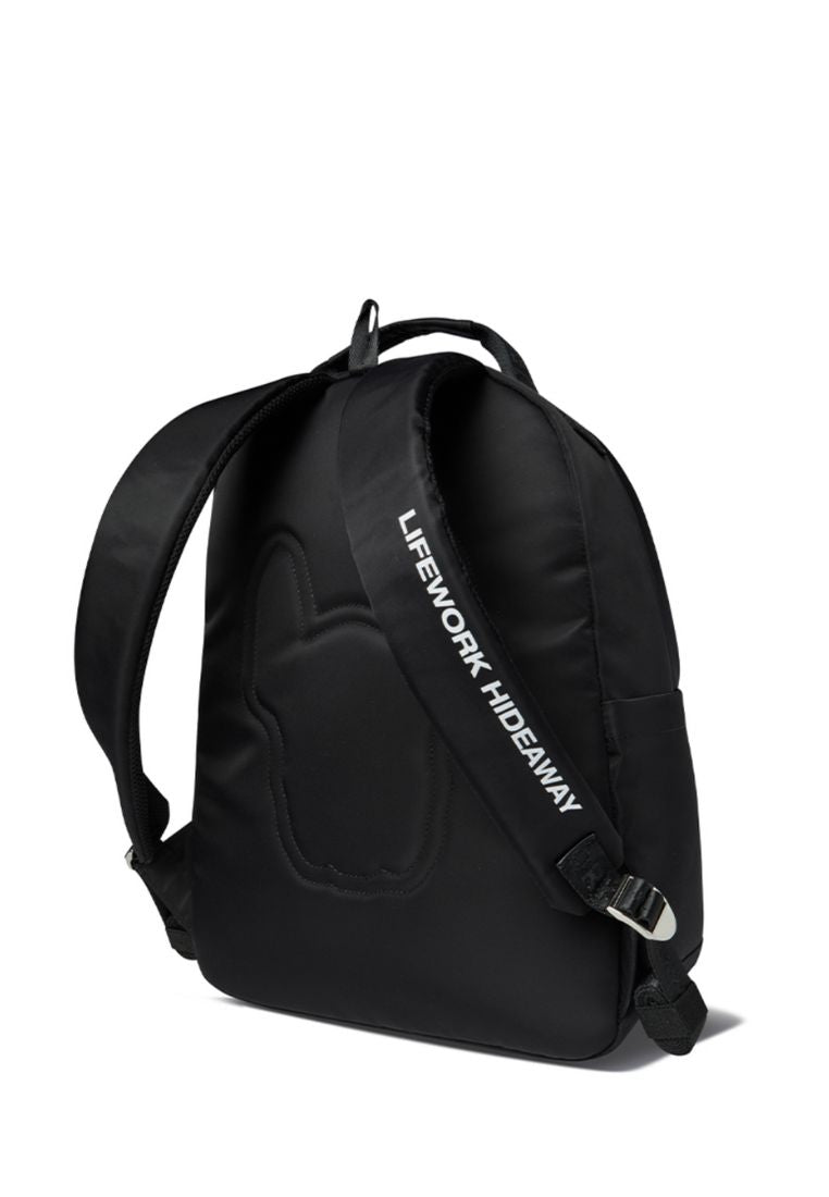 Zip Closure Backpack Black