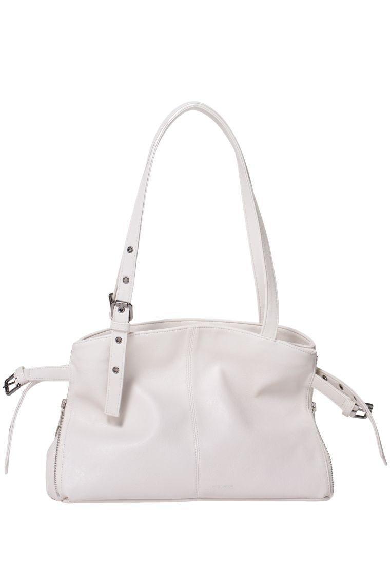 Zipper Shopper M Nappa Ivory