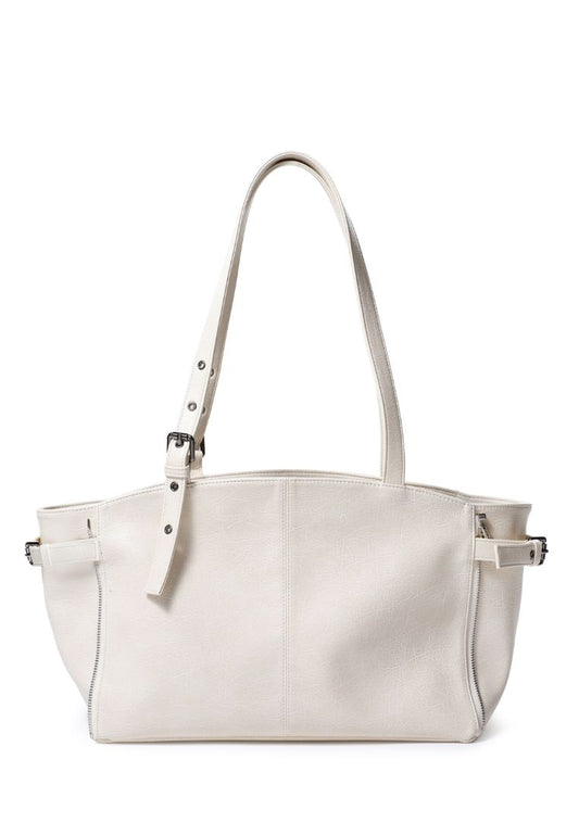 Zipper Shopper M Savage Cream