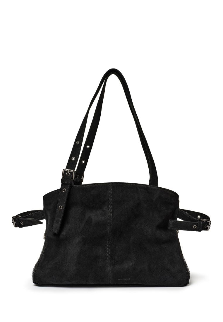 Zipper Shopper M Suede Black