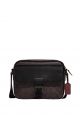 Hudson Crossbody Bag In Signature Canvas Mahogany Black