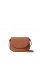 Leila Mini Flap Crossbody Warm Gingerbread