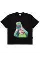 Baby Face Crocodile Doll Short Sleeve T-Shirt Black