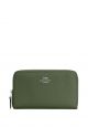 Medium Id Zip Wallet Dark Sage