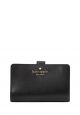 Madison Medium Compact Bifold Wallet Black