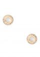 Spot The Spade Pave Halo Spade Studs Gold