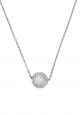 Razzle Dazzle Mini Pendant Necklace Silver