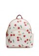 Court Backpack With Heart Cherry Print Chalk Multi