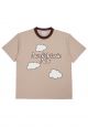 Cloud Logo Short Sleeve T-Shirt Beige