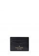 Staci Small Slim Card Holder Black