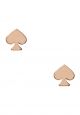 Signature Spade Mini Studs Rose Gold