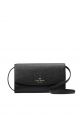 Dana Small Flap Crossbody Black