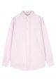 Embroidery Oxford Shirt Stripe Pink