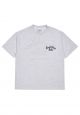 Script Logo Embroidery Short Sleeve T-Shirt Melange