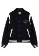 Chain Logo Varsity Jacket Dark Navy