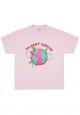 Jelly Globe Short Sleeve T-Shirt Pink