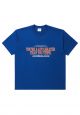 Slogan Old School Short Sleeve T-Shirt Blue