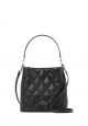 Carey Smooth Quilted Leather Black