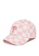 Checkerboard Unstructured Ball Cap PHILADELPHIA PHILLIES pink