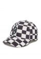 Checkerboard Unstructured Ball Cap BOSTON RED SOX black