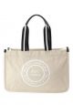 Signet Canvas Tote Large Beige