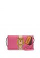 Anna Foldover Clutch Crossbody With Trompe L'oeil Print Petunia Multi