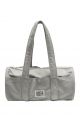 Classic Logo Duffle Bag Light Gray