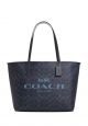 City Tote Bag In Signature Canvas Midnight Navy