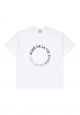 Circle Logo Artwork Basic Short Sleeve T-Shirt White