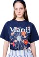 Tshirt FlowerMardi Blossom Navy White