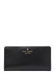 Madison Large Slim Bifold Wallet Black